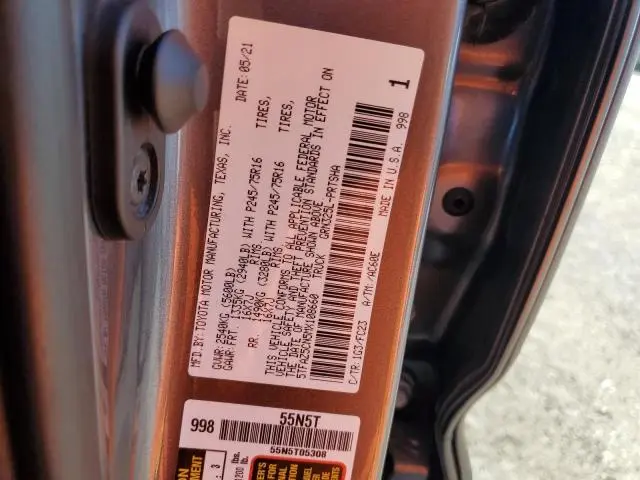 2021 TOYOTA TACOMA DOUBLE CAB  