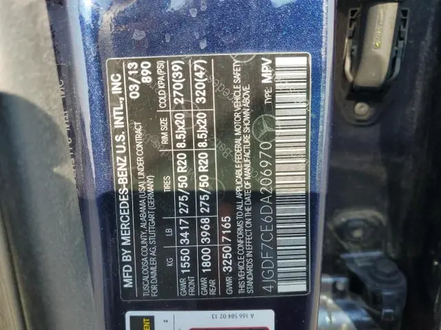 2013 MERCEDES-BENZ GL 450 4MATIC  