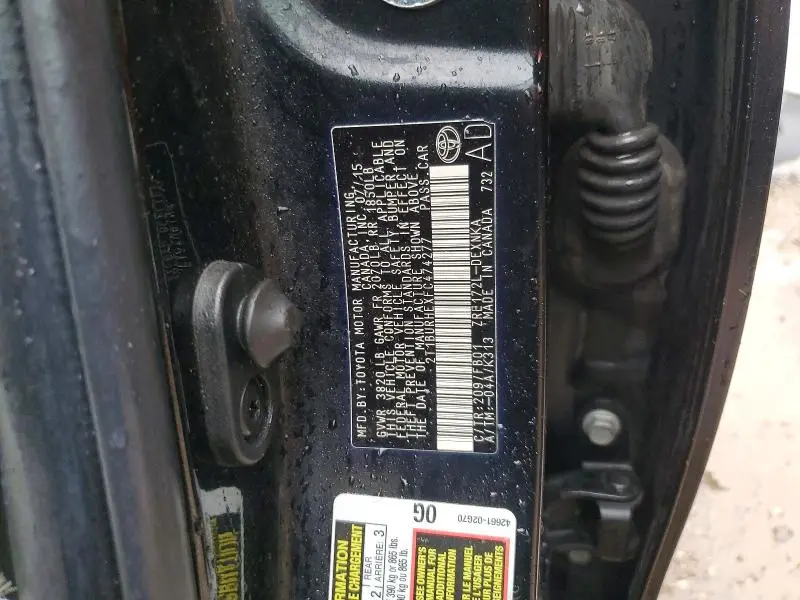 2015 TOYOTA COROLLA LE  