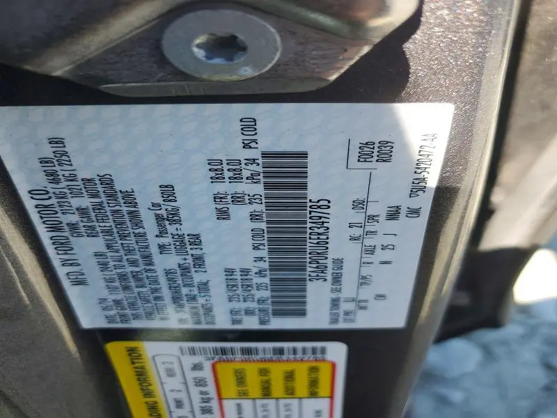 2014 FORD FUSION TITANIUM HEV  