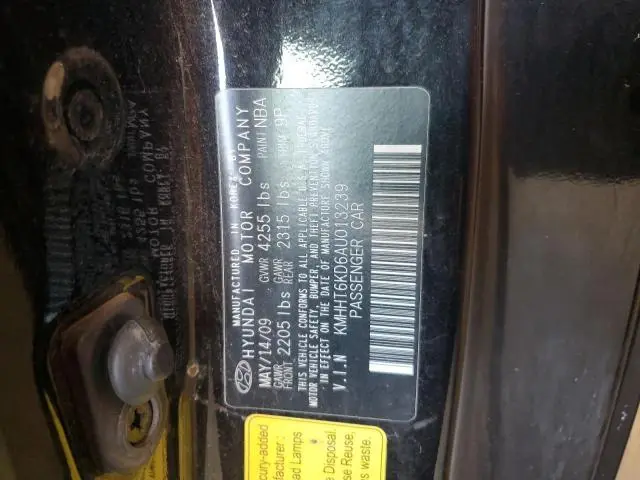 2010 HYUNDAI GENESIS COUPE 2.0T  