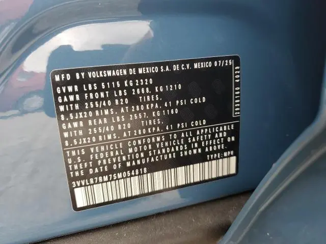 2025 VOLKSWAGEN TIGUAN SEL R-LINE BLACK  