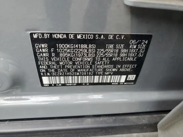 2025 HONDA HR-V SPORT  