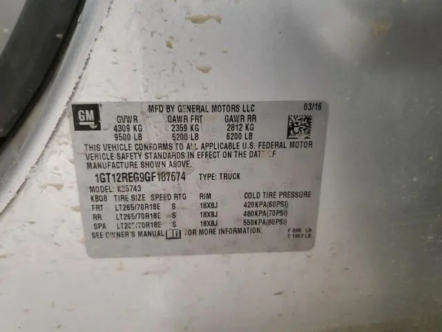 2016 GMC SIERRA K2500 HEAVY DUTY  