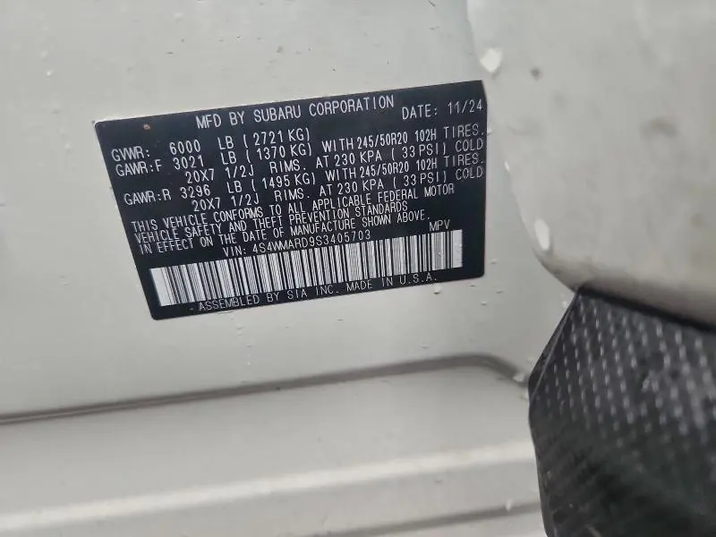 2025 SUBARU ASCENT LIMITED  