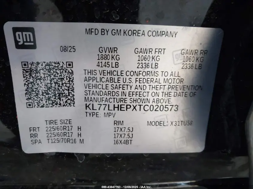 2026 CHEVROLET TRAX FWD LT