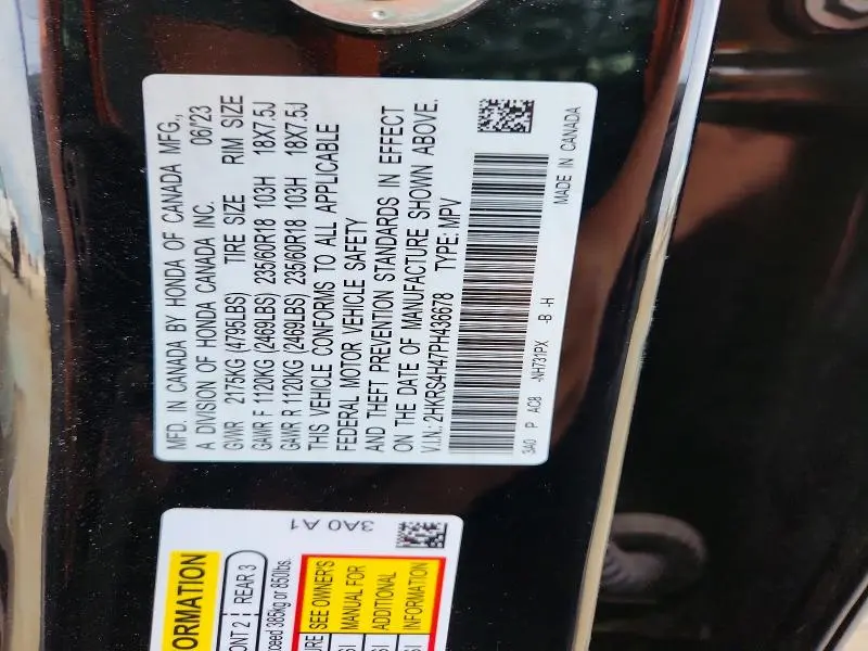 2023 HONDA CR-V EX  