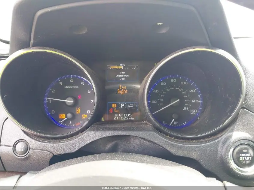 2015 SUBARU OUTBACK 3.6R LIMITED