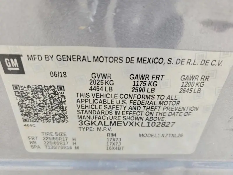 2019 GMC TERRAIN SLE  