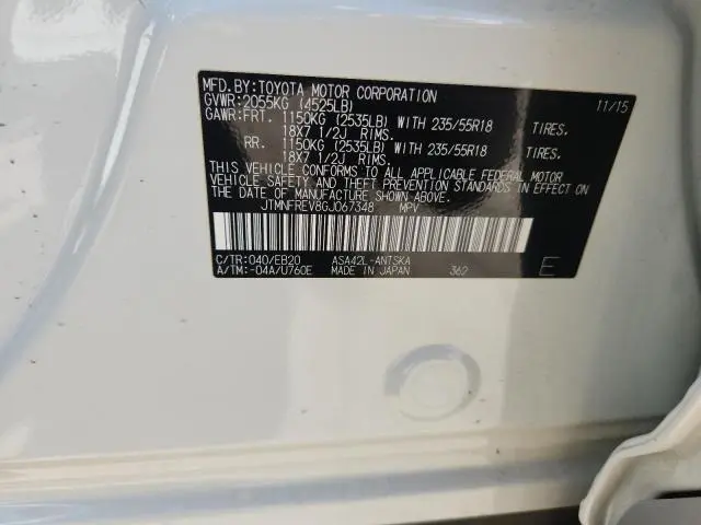 2016 TOYOTA RAV4 SE  