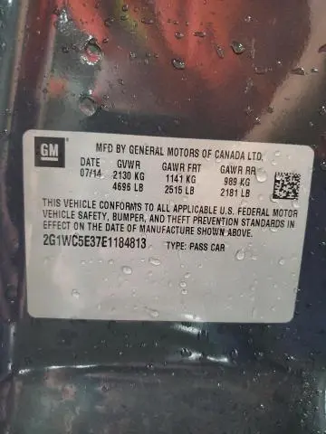 2014 CHEVROLET IMPALA LIMITED LTZ  