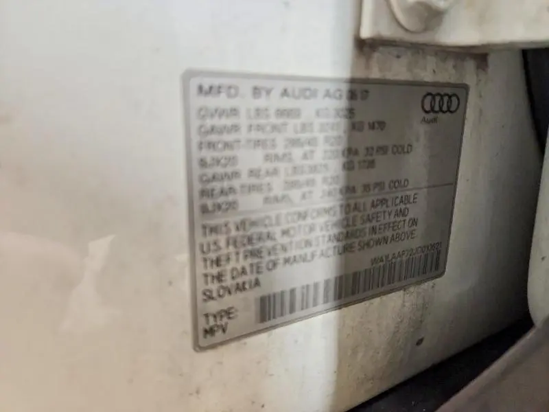 2018 AUDI Q7 PREMIUM PLUS  