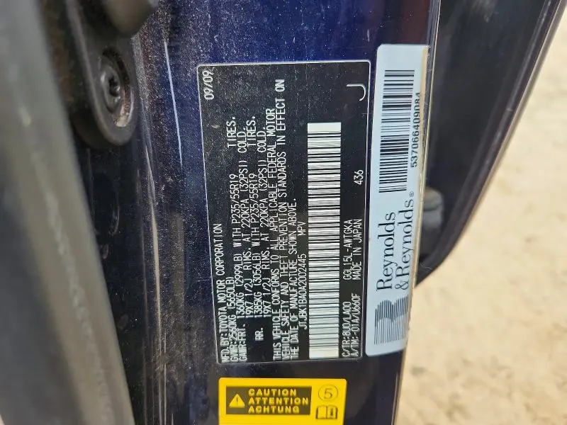 2010 LEXUS RX 350  
