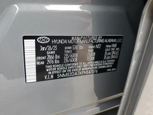 2023 HYUNDAI SANTA FE SEL  