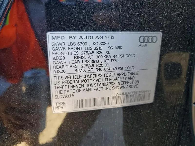 2014 AUDI Q7 PREMIUM PLUS  