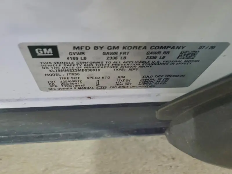 2021 CHEVROLET TRAILBLAZER LS  