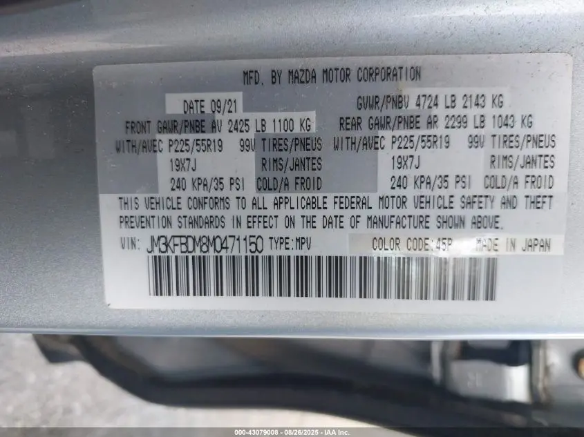 2021 MAZDA CX-5 GRAND TOURING