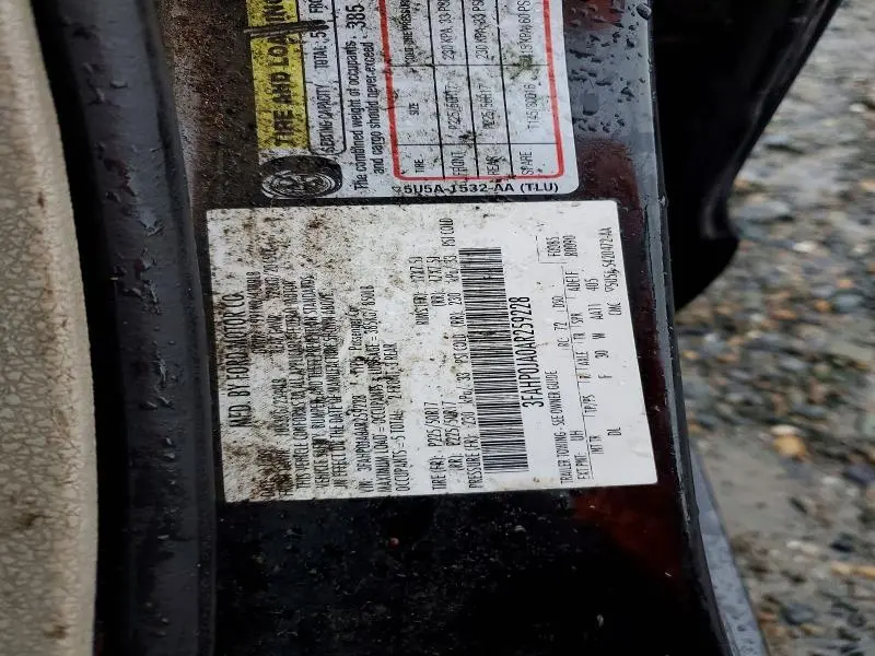 2010 FORD FUSION SEL  