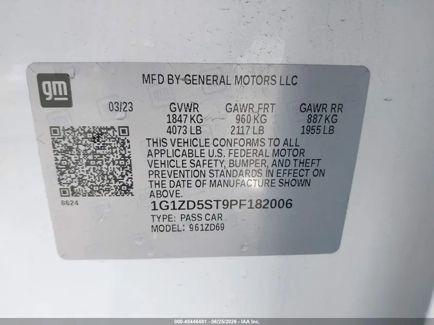 2023 CHEVROLET MALIBU FWD 1LT