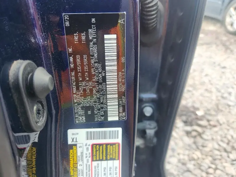 2020 TOYOTA HIGHLANDER PLATINUM  