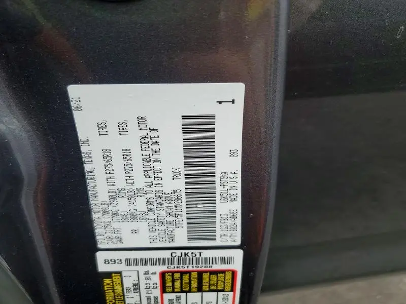 2021 TOYOTA TUNDRA CREWMAX SR5  