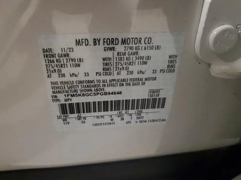 2023 FORD EXPLORER ST  