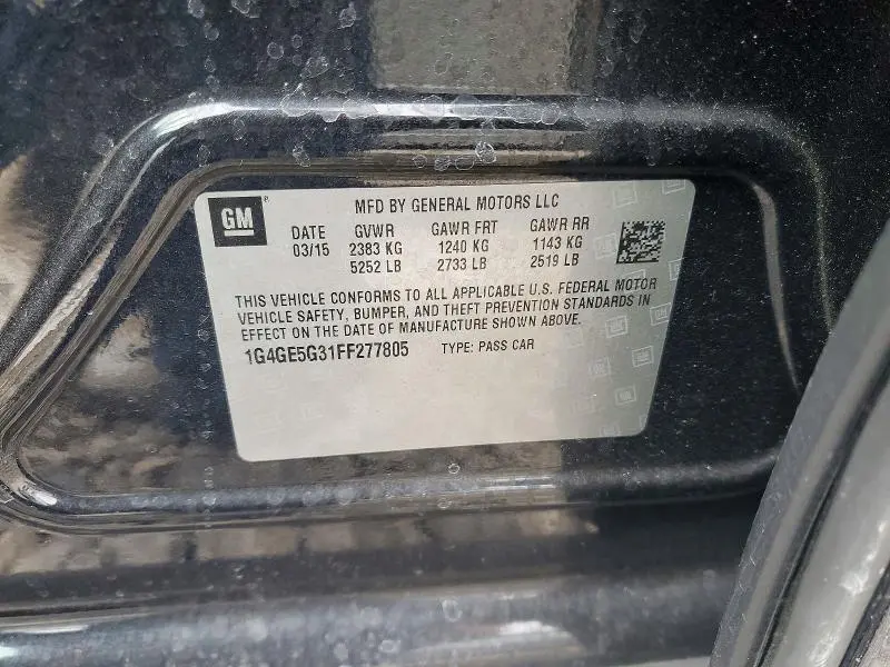 2015 BUICK LACROSSE PREMIUM  