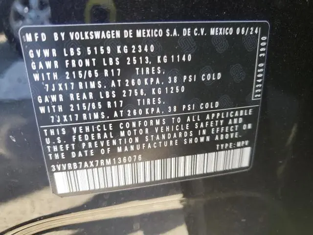 2024 VOLKSWAGEN TIGUAN S  