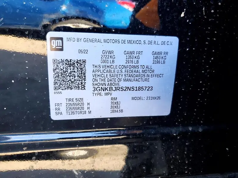 2022 CHEVROLET BLAZER 3LT  