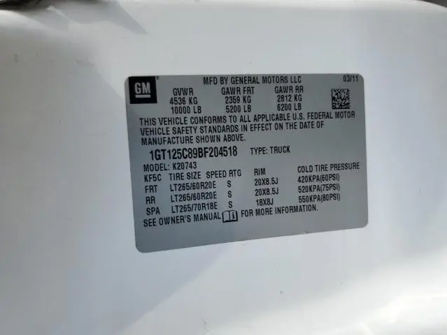 2011 GMC SIERRA K2500 DENALI  