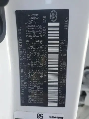 2022 TOYOTA CAMRY XSE  