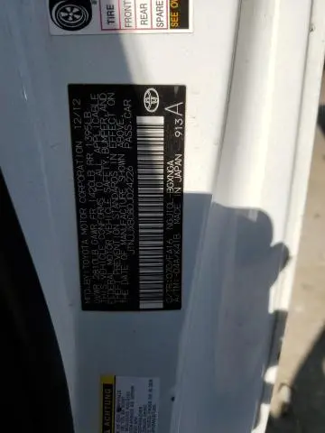 2013 TOYOTA SCION IQ   