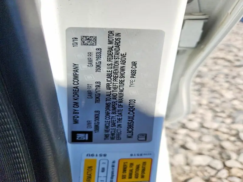 2020 CHEVROLET SPARK LS  