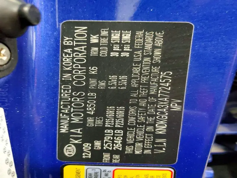 2010 KIA SPORTAGE LX  