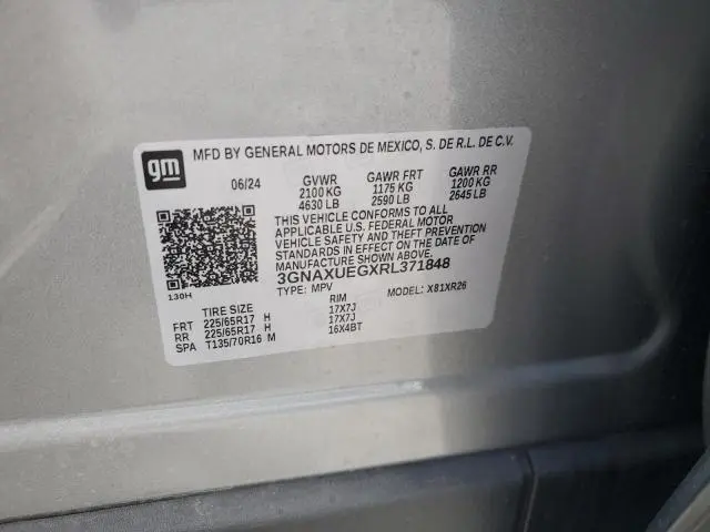 2024 CHEVROLET EQUINOX LT  