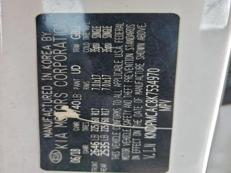 2019 KIA SPORTAGE LX  