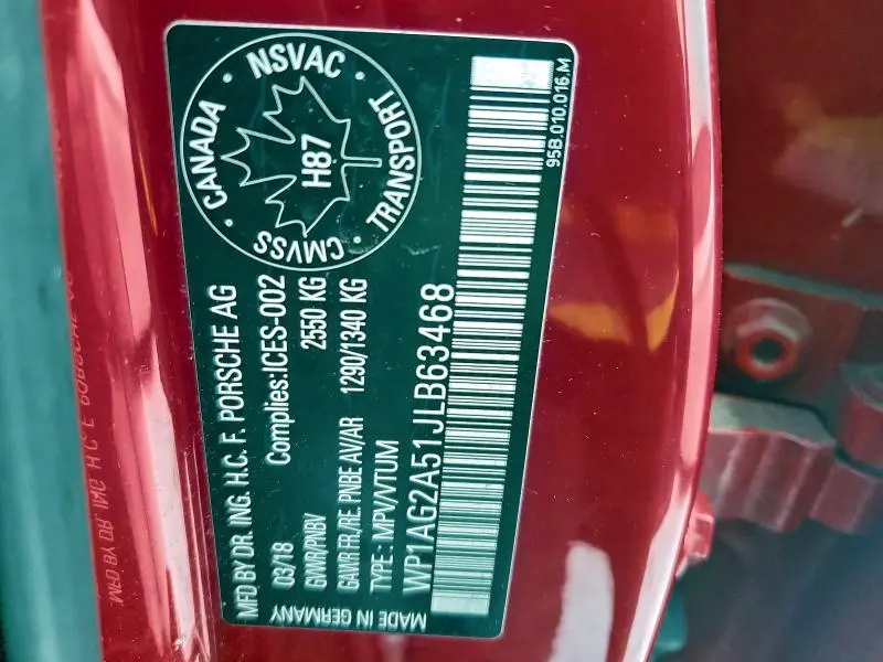 2018 PORSCHE MACAN GTS  