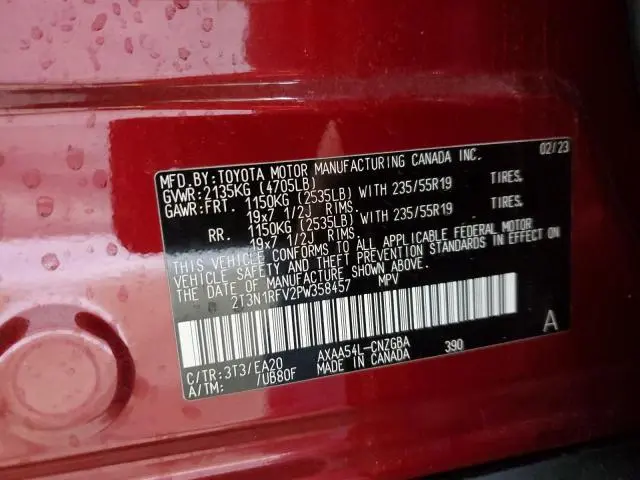 2023 TOYOTA RAV4 LIMITED  