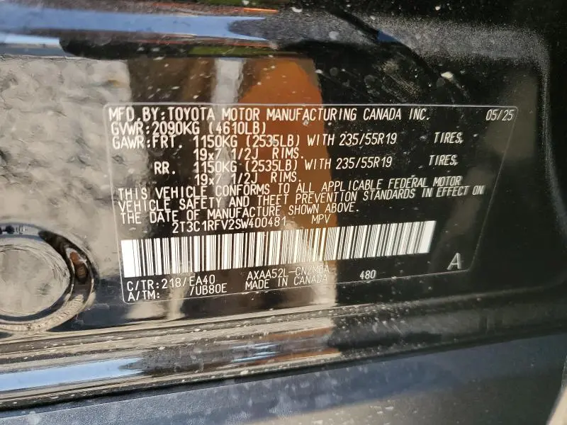 2025 TOYOTA RAV4 XLE PREMIUM  