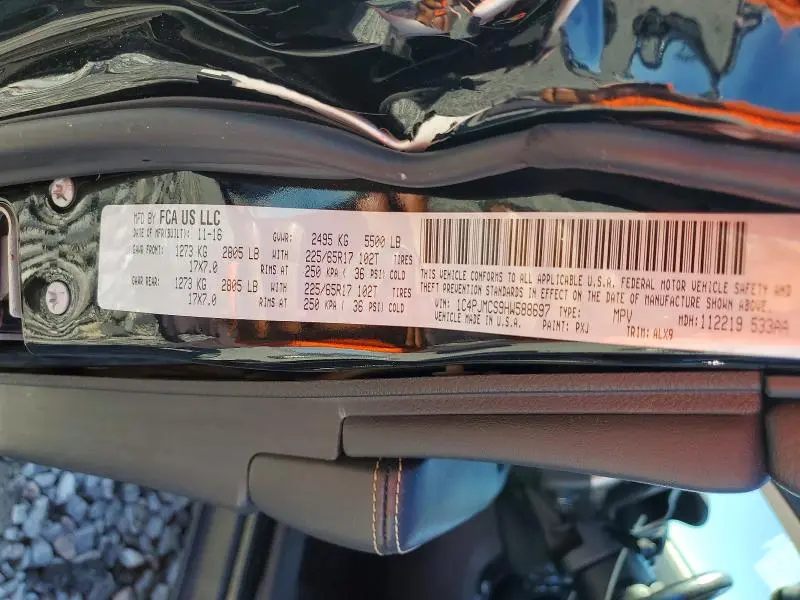 2017 JEEP CHEROKEE LATITUDE  