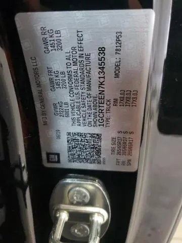 2019 CHEVROLET COLORADO ZR2  