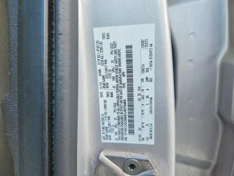 2014 FORD ESCAPE   