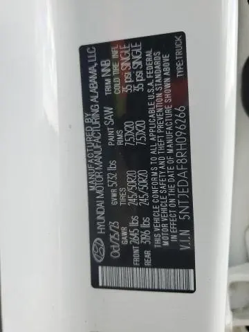 2024 HYUNDAI SANTA CRUZ LIMITED  