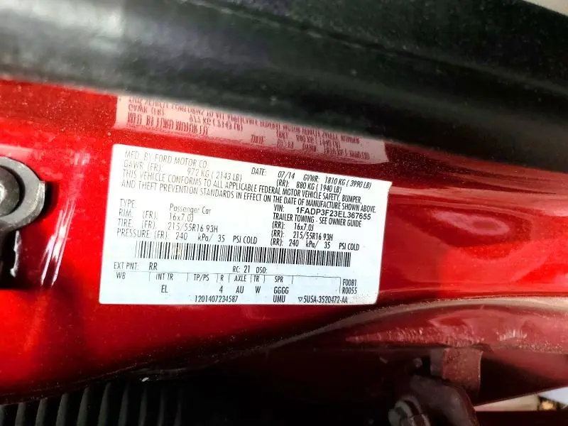 2014 FORD FOCUS SE  
