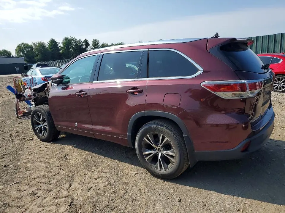 2016 TOYOTA HIGHLANDER XLE  