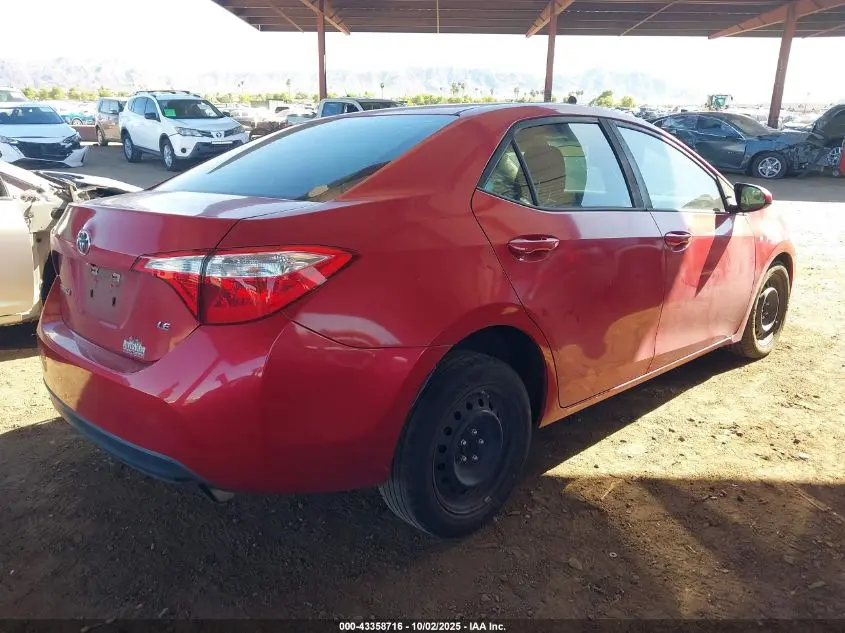 2016 TOYOTA COROLLA LE