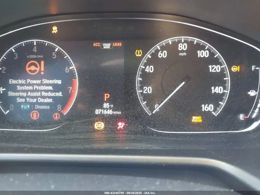 2019 HONDA ACCORD LX