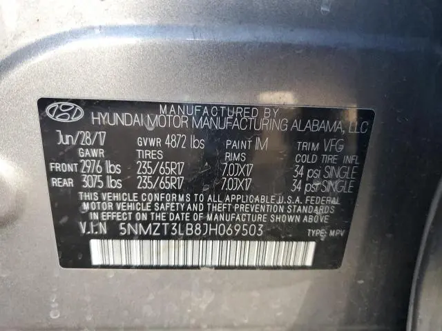 2018 HYUNDAI SANTA FE SPORT   