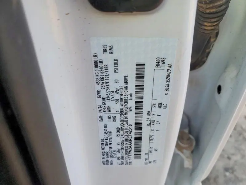 2024 FORD F250 SUPER DUTY  