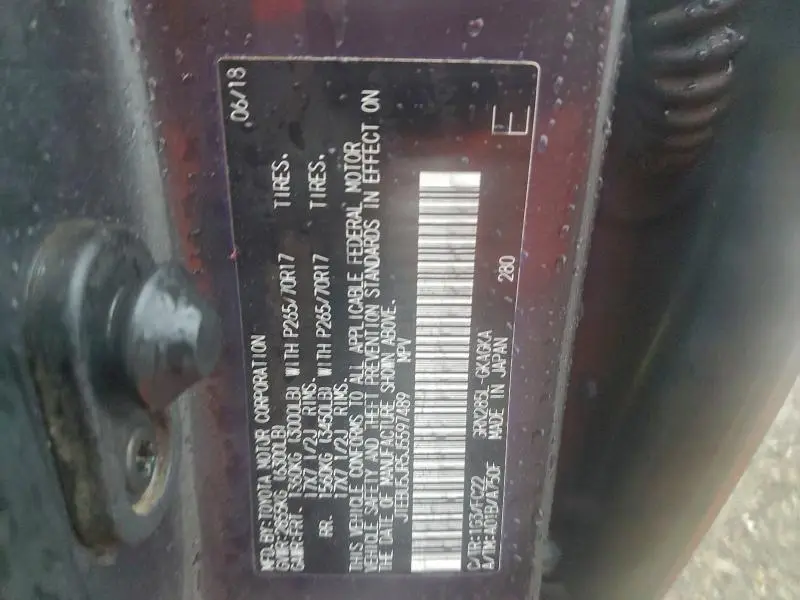 2018 TOYOTA 4RUNNER SR5/SR5 PREMIUM  